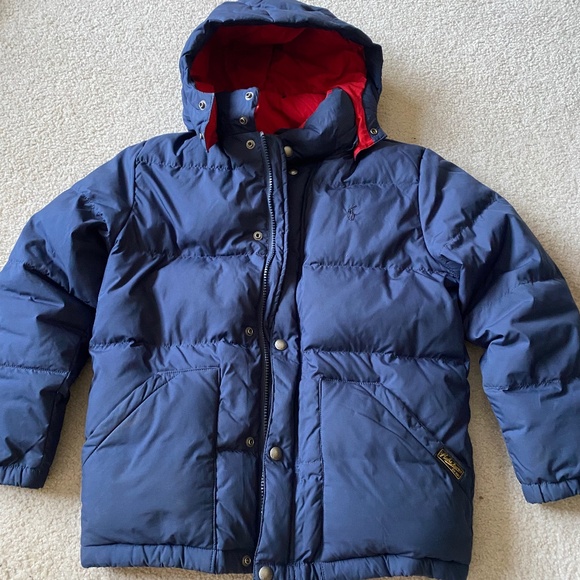 Polo Ralph Lauren down feather  puffer jacket kids size10-12 like new - Picture 1 of 4